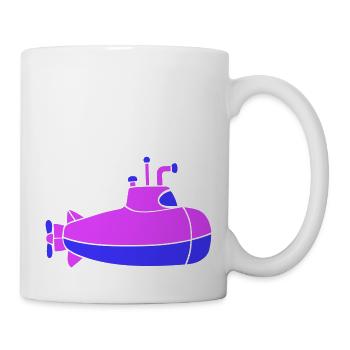 U-Boot Unterseeboot Tauchgang Tauchboot Kapitän - Tasse - Weiß - Rechts
