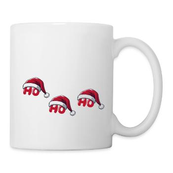weihnachtsmann ho ho ho - Tasse - Weiß - Rechts