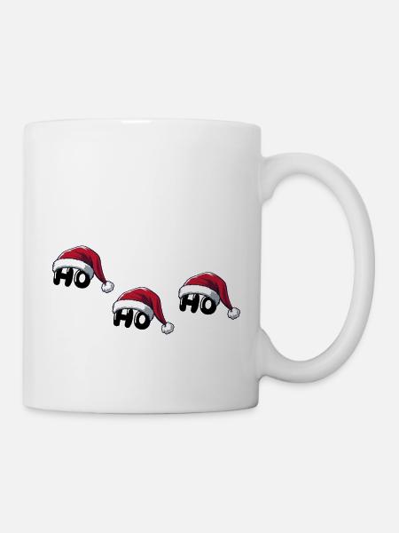 Père Noël Ho Ho Ho - Mug blanc - blanc