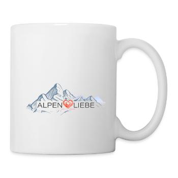 Alpen Liebe02 - Tasse - Weiß - Rechts