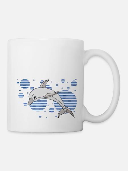 Dolphin - Mug - white