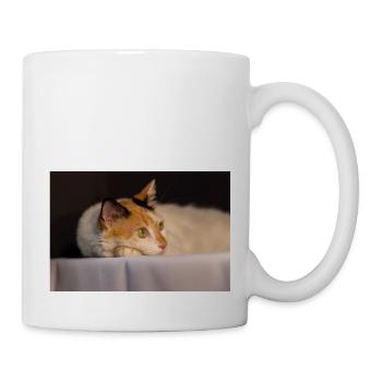 Die Katze - Tasse - Weiß - Rechts