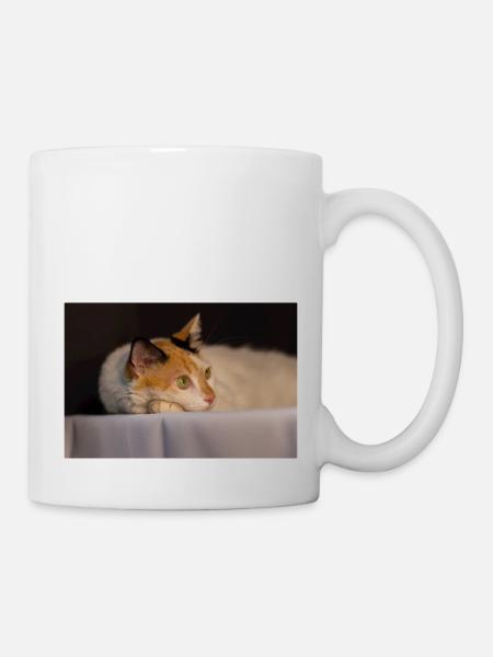 Die Katze - Tasse - Weiß