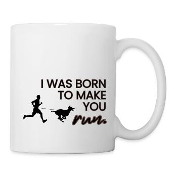 Canicross Canicrosser Hund bringen dich zum Laufen - Tasse - Weiß - Rechts