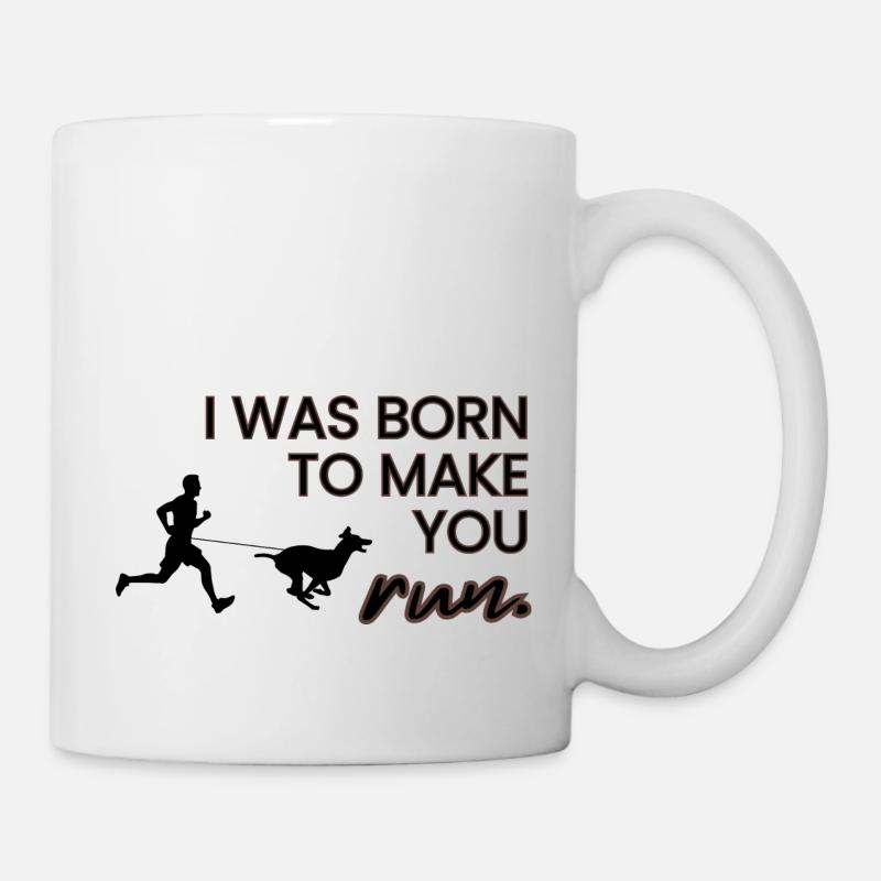 Canicross Canicrossers dog make you run - Mug blanc - blanc