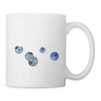 Heidelbeeren - Tasse - Weiß - Rechts