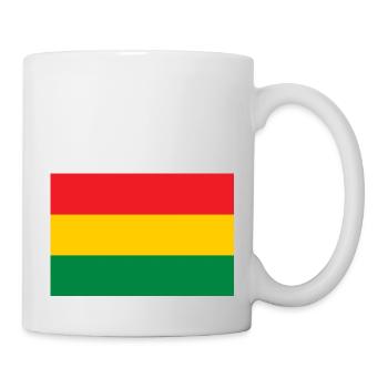 Drapeau des racines rastafari reggae rasta jah - Mug blanc - blanc - Droite