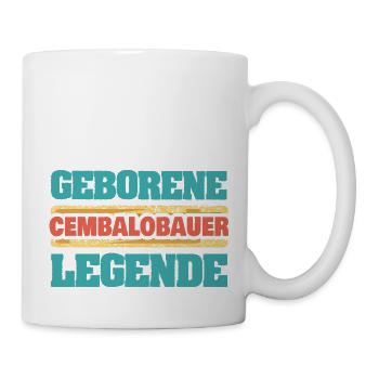 Cembalobauer als Beruf - Tasse - Weiß - Rechts