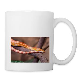 corn snake also red rat snake (Kornnatter) - Mug - white - Right