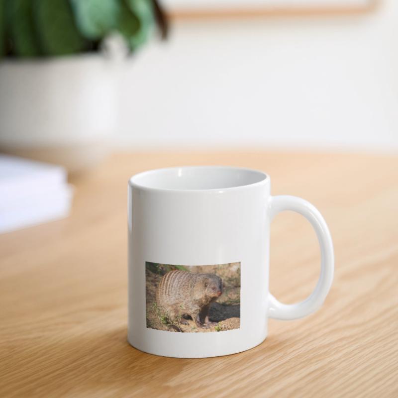 Gebänderte Manguste oder Zebramanguste Zebramanguste Tasse