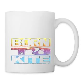 Kitesurfing Retro - Mug - white - Right