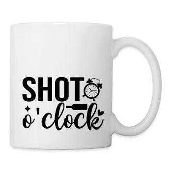 Shot o clock tequila soda and margaritas - Mug - white - Right