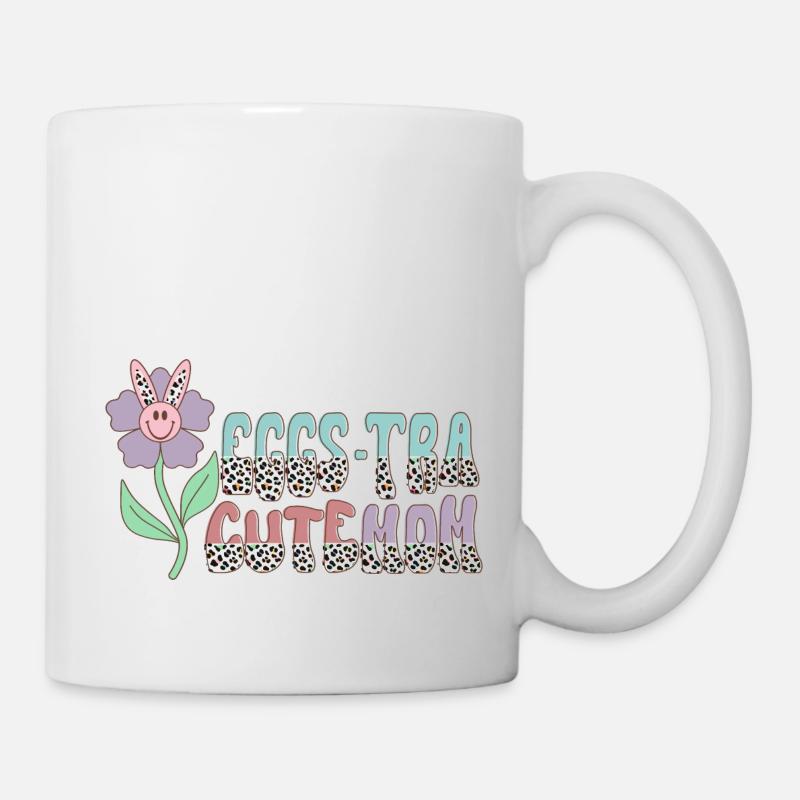 Eggs-Tra Maman mignonne - Mug blanc - blanc
