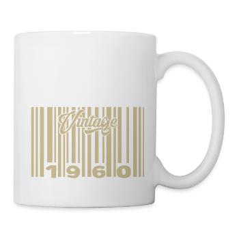 Jahrgang 1960 Barcode 1960: Jahr 2025. - Tasse - Weiß - Rechts