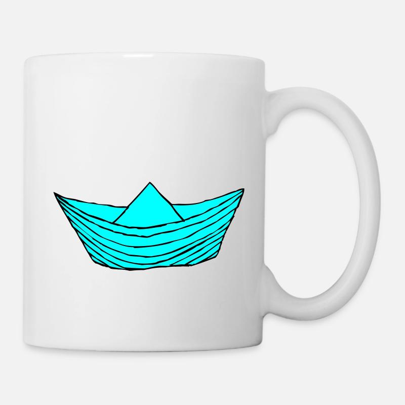papierboot - Tasse - Weiß