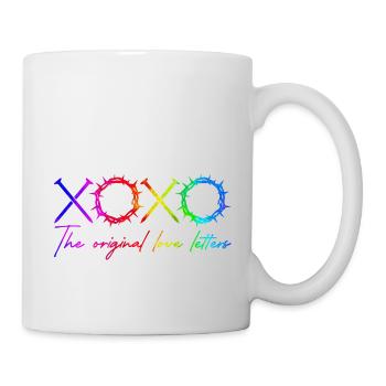 xoxo love you amore Fleurs Femmes Saint Valentin - Mug blanc - blanc - Droite