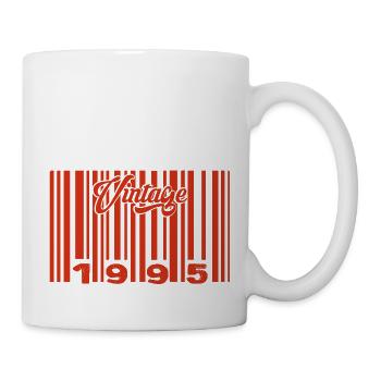 Vintage 1995 Born In 1995 30 Year Old Bar Code Anniversai - Mug - white - Right