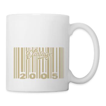 Jahrgang 2005 Barcode 2005: Jahr 2025. - Tasse - Weiß - Rechts