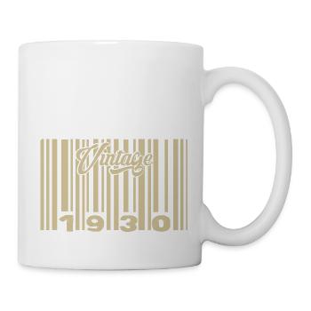 Jahrgang 1930 Barcode 1930: Jahr 2025. - Tasse - Weiß - Rechts