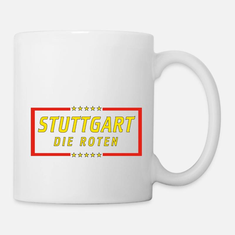 Stuttgart: Die Roten - Tasse - Weiß