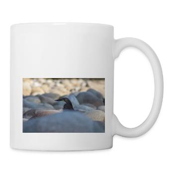 le héron - Mug blanc - blanc - Droite