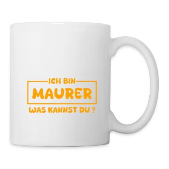 Gift for bricklayer - Mug - white - Right