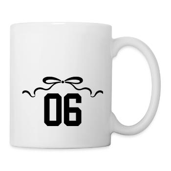 Number 6 Knot - 6th Anniversary - Mug - white - Right