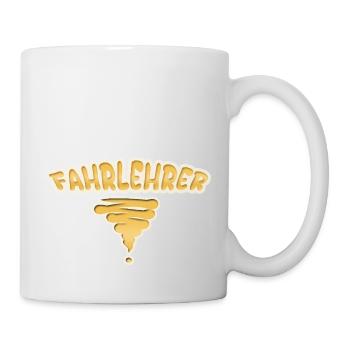 Cadeau pour moniteur de conduite - Mug blanc - blanc - Droite