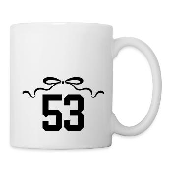 Ausgabe 53 Knot - 53. Jubiläum - Tasse - Weiß - Rechts