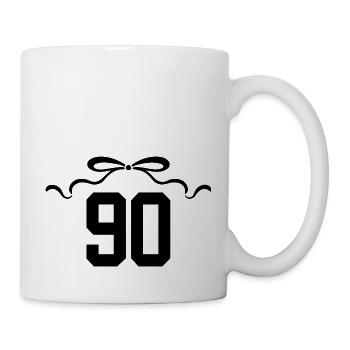 Number 90 Knot - 90th Anniversary - Mug - white - Right