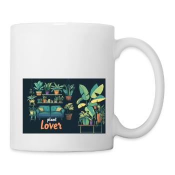 Plant lover - Tasse - Weiß - Rechts