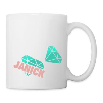 Papa Janick - Mug blanc - blanc - Droite