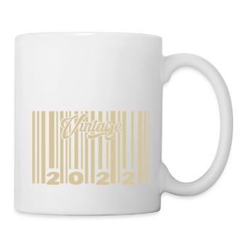 vintage 2022 Barcode 2022: Year 2025. - Mug - white - Right