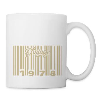 Vintage 1978 Barcode 1978: Year 2025. - Mug - white - Right