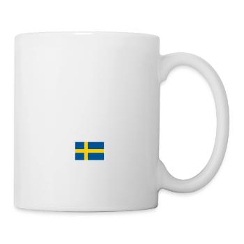 Uppsala - Sweden - Sverige - Flag Coordinates - Mug - white - Right