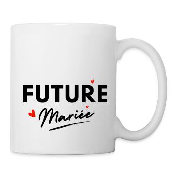 Bride-to-be Hearts - Bride Gift - Mug - white - Right