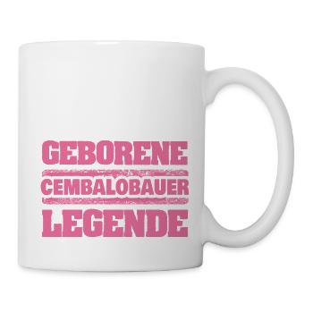 Beruf Cembalobauer - Tasse - Weiß - Rechts
