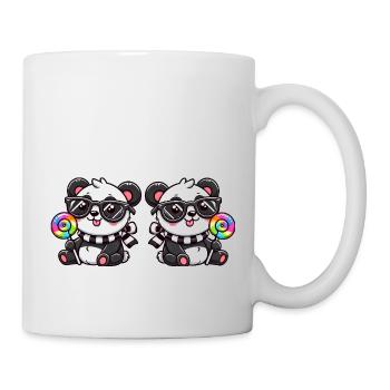 panda lolli 2 - Tasse - Weiß - Rechts