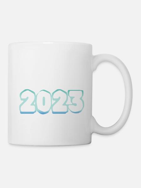 Eisblock 2023 - Tasse - Weiß
