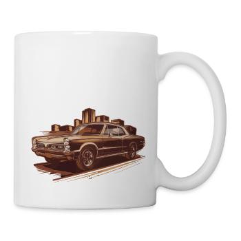 1966 GTO Voiture Classique Vieille Voiture - Mug blanc - blanc - Droite