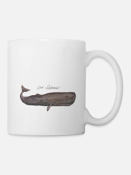 Le Cachalot Aquarelle - Mug blanc - blanc