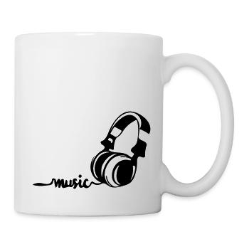 Musik - Tasse - Weiß - Rechts