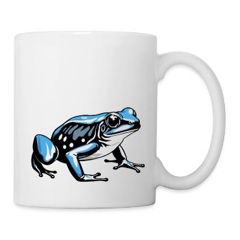 Grenouille - Mignon Amphibien Design - Mug blanc - blanc - Droite