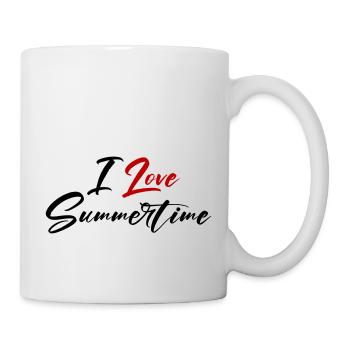 Ich Liebe Sommer - Tasse - Weiß - Rechts