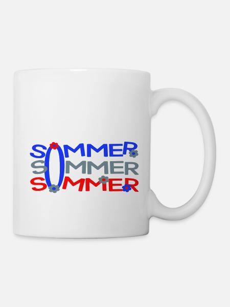 Sommer - Tasse - Weiß