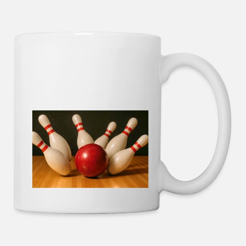Kegeln - Tasse - Weiß