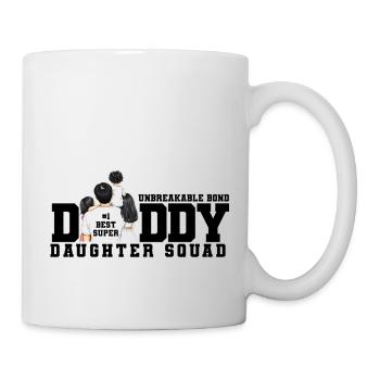 Daddy Tochter Squad 3er-Design - Tasse - Weiß - Rechts