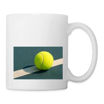 Sport - Balle de tennis - Mug blanc - blanc - Droite