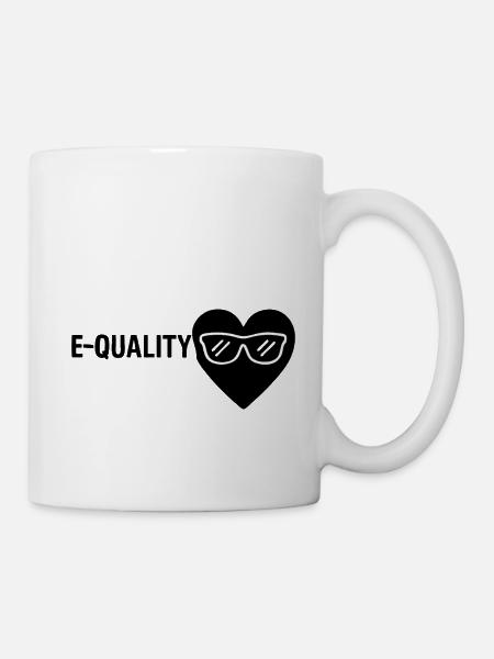 E-QUALITY - Tasse - Weiß