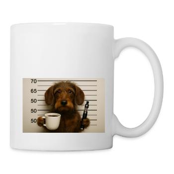Mugshot Dog - Mug - white - Right